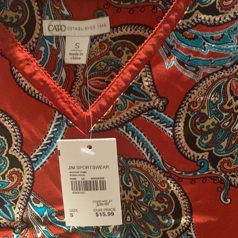 Women’s new size S hi low short sleeve top - Picture 4 of 5